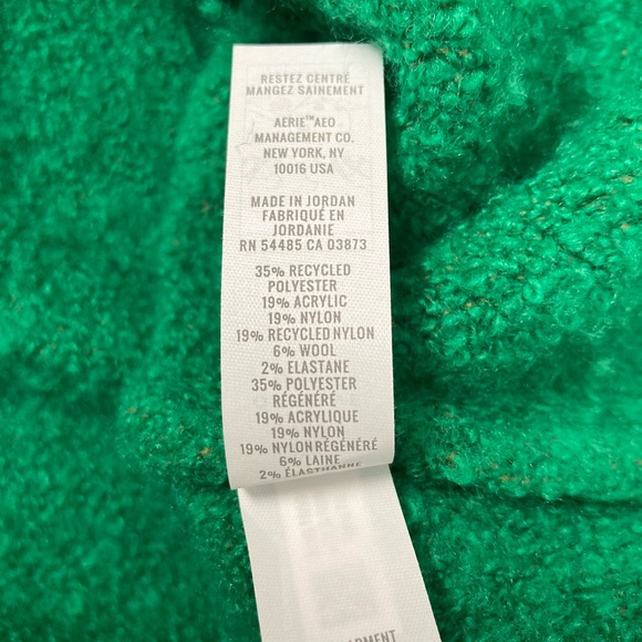 [Aerie] Offline Chillside Oversized Turtleneck Sweater in Kelly Green Large - Picture 9 of 10